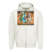 Oatmeal Heather dental sunflower Zipper Hoodie - JahusDesignShop