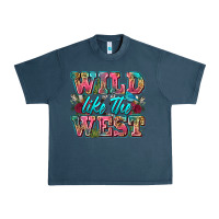 Midnight Navy wild like the west Urban Heavy Tee - Zillion Design Studio