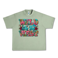 Oil Green wild like the west Urban Heavy Tee - Zillion Design Studio