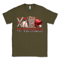 Army Green tis the season baseball Classic Tee - RacoonDesign