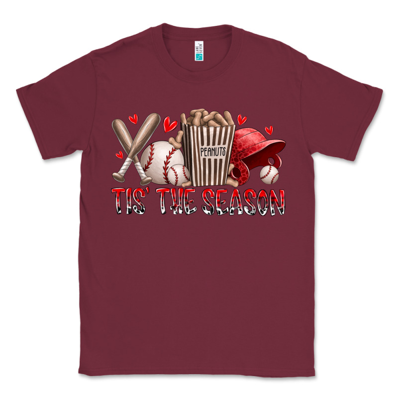 Tis The Season Baseball Classic Tee by RacoonDesign | Teevron