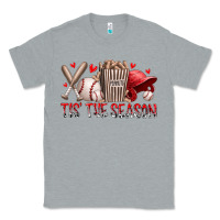 Heather Grey tis the season baseball Classic Tee - RacoonDesign