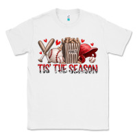 White tis the season baseball Classic Tee - RacoonDesign