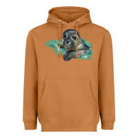 Meerkat Sea Seal Face Illustrations Heavyweight Hoodie - LillyAllenDesigns