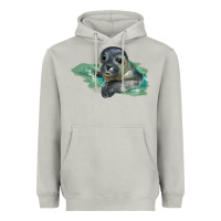 Moon Dust Sea Seal Face Illustrations Heavyweight Hoodie - LillyAllenDesigns