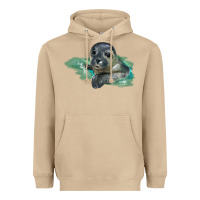 Mushroom Sea Seal Face Illustrations Heavyweight Hoodie - LillyAllenDesigns