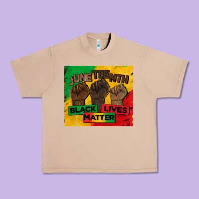 Juneteenth Black Lives Matter Tumbler Urban Heavy Tee Designed By Barkaloodesign