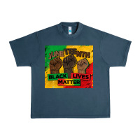Midnight Navy juneteenth black lives matter tumbler Urban Heavy Tee - BarkalooDesign