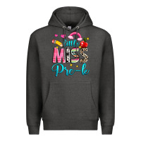 Charcoal Heather little miss pre k Premium Hoodie - NancyCooperArtShop