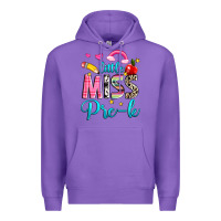 Purple little miss pre k Premium Hoodie - NancyCooperArtShop