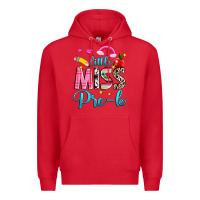 Red little miss pre k Premium Hoodie - NancyCooperArtShop