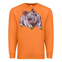 Carrot Landrace Pig Premium Sweatshirt - LillyAllenDesigns