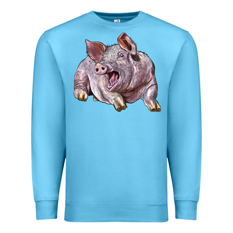 Landrace Pig Premium Sweatshirt by LillyAllenDesigns | Teevron