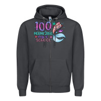 Smoke 100 mermazing days of school Zipper Hoodie - Artiststas