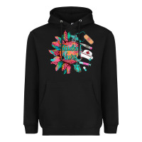 Black western student nurse medical instruments Heavyweight Hoodie - BarkalooDesign
