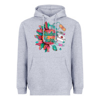 Heather Grey western student nurse medical instruments Heavyweight Hoodie - BarkalooDesign