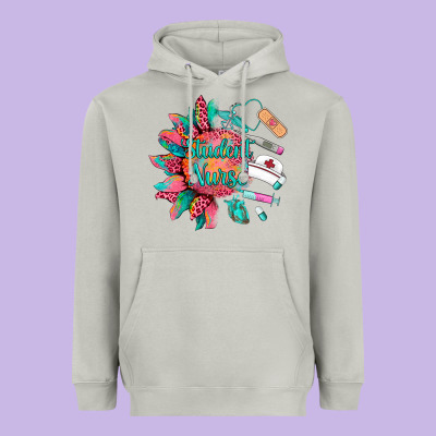 Western Student Nurse Medical Instruments Heavyweight Hoodie Designed By Barkaloodesign
