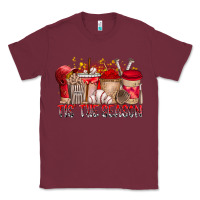 Burgundy tis the season Classic Tee - RacoonDesign