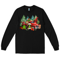 Black merry christmas truck afro gnomies Long Sleeve Tee - FaDigitalArtStudio