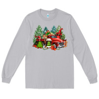 Moon Dust merry christmas truck afro gnomies Long Sleeve Tee - FaDigitalArtStudio