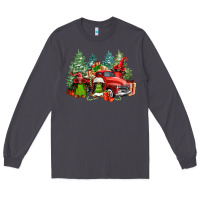 Smoke merry christmas truck afro gnomies Long Sleeve Tee - FaDigitalArtStudio