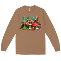 Toasted Coconut merry christmas truck afro gnomies Long Sleeve Tee - FaDigitalArtStudio