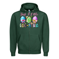 Sports Green just a little egg stra Zipper Hoodie - Artiststas