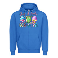 True Royal just a little egg stra Zipper Hoodie - Artiststas
