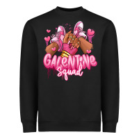 Black galentine squad afro girl sneakers Heavyweight Sweatshirt - RanaPortraitStore
