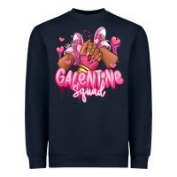 Navy galentine squad afro girl sneakers Heavyweight Sweatshirt - RanaPortraitStore