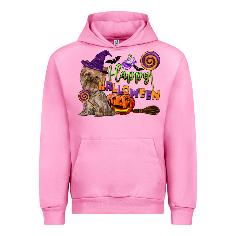 Happy Halloween With Yorkshire Terrier Dog Urban Hoodie by LillyAllenDesigns | Teevron