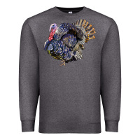 Charcoal Heather Bronze Turkey Premium Sweatshirt - LillyAllenDesigns