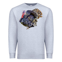 Heather Grey Bronze Turkey Premium Sweatshirt - LillyAllenDesigns