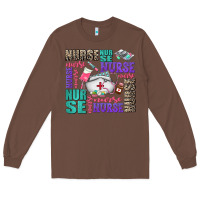Chestnut nurse nurse nurse with nurse element Long Sleeve Tee - AdoDesignShop