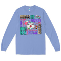 Colony Blue nurse nurse nurse with nurse element Long Sleeve Tee - AdoDesignShop