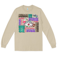 Mushroom nurse nurse nurse with nurse element Long Sleeve Tee - AdoDesignShop
