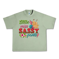 Oil Green little miss sassy pants Urban Heavy Tee - texasbilliewilder