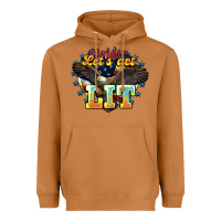 Meerkat lets get lit america eagle Heavyweight Hoodie - NancyCooperArtShop