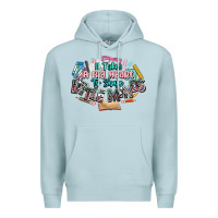 Blue Mist it takes a big heart to shape little mind teacher Premium Hoodie - NancyCooperArtShop