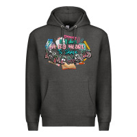 Charcoal Heather it takes a big heart to shape little mind teacher Premium Hoodie - NancyCooperArtShop
