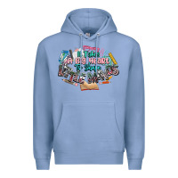 Colony Blue it takes a big heart to shape little mind teacher Premium Hoodie - NancyCooperArtShop