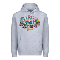Heather Grey it takes a big heart to shape little mind teacher Premium Hoodie - NancyCooperArtShop