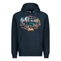 Navy it takes a big heart to shape little mind teacher Premium Hoodie - NancyCooperArtShop