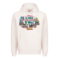 Pale Pink it takes a big heart to shape little mind teacher Premium Hoodie - NancyCooperArtShop