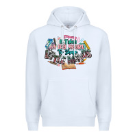 White it takes a big heart to shape little mind teacher Premium Hoodie - NancyCooperArtShop