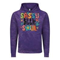 Cloud Purple sassy little soul smiley Vintage Hoodie - MaliasSmallBusiness