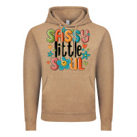 Vintage Coffee sassy little soul smiley Vintage Hoodie - MaliasSmallBusiness