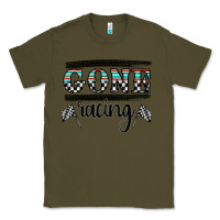 Army Green goneracing Classic Tee - CowhideDigitalArt