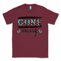 Burgundy goneracing Classic Tee - CowhideDigitalArt