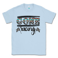 Dusty Blue goneracing Classic Tee - CowhideDigitalArt